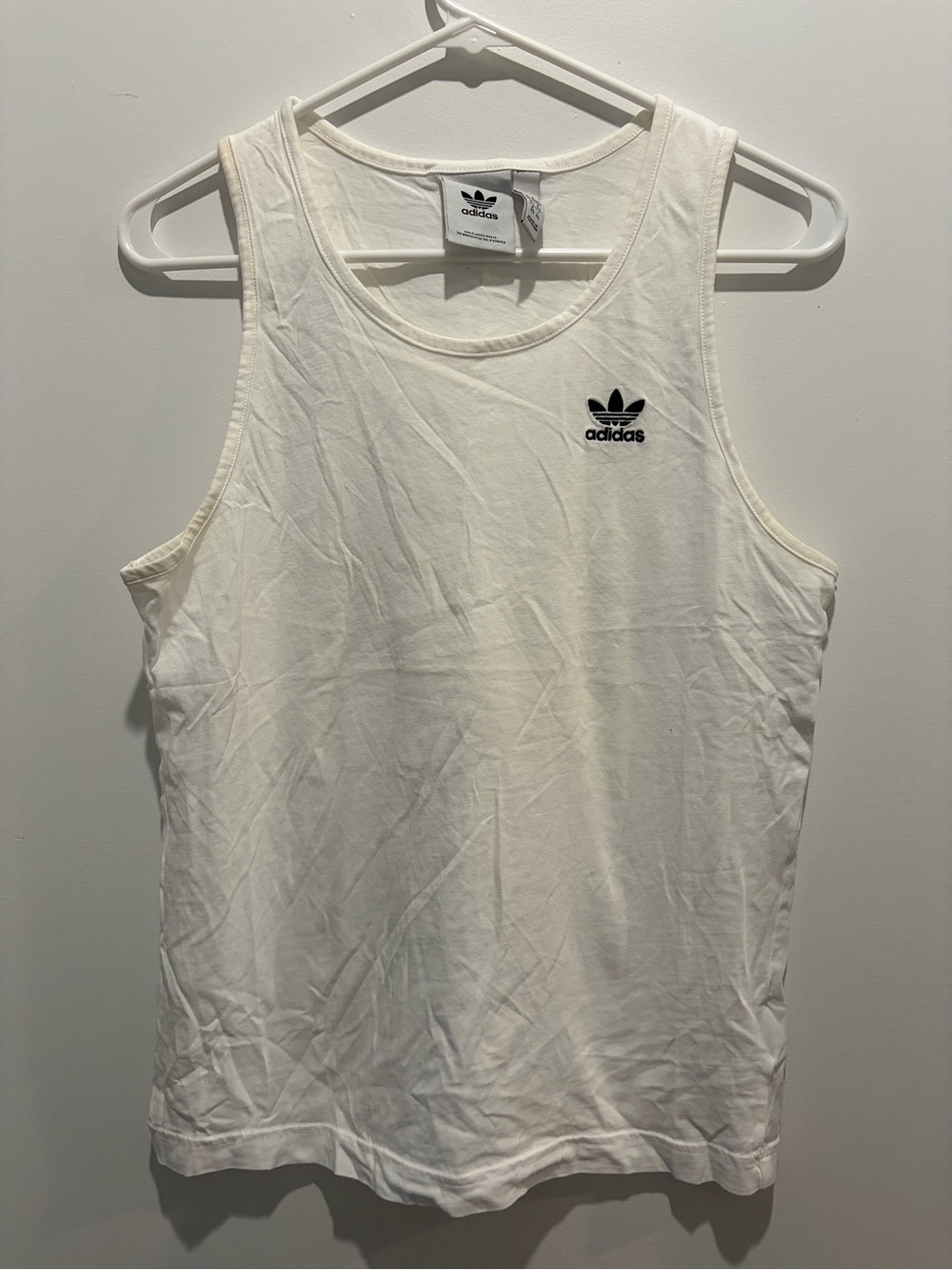 Adidas White Tank Top